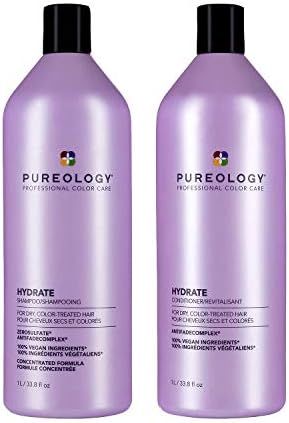 Pureology Hydrate Shampoo | For Dry, Color-Treated Hair | Hydrates & Strengthens Hair | Sulfate-Free | Amazon (US)