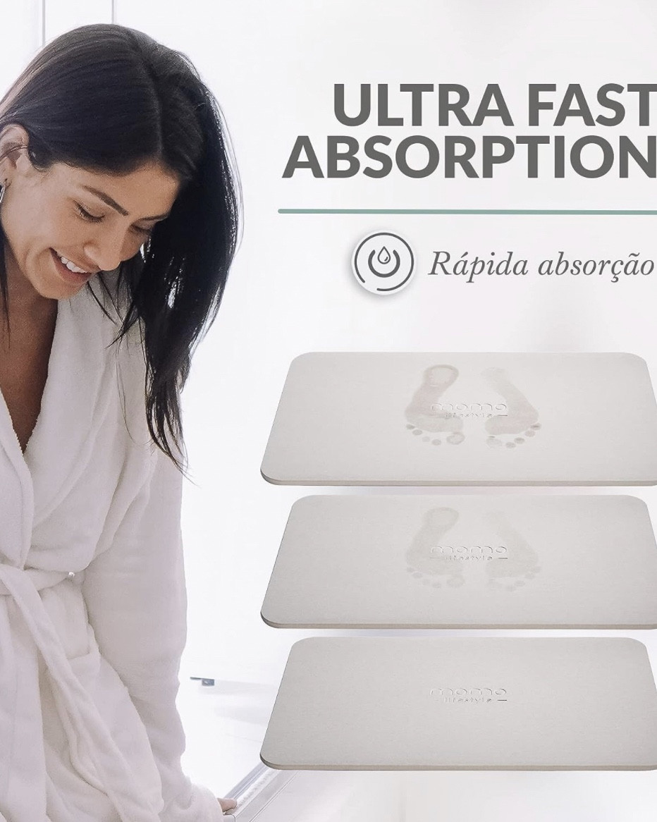 Momo Lifestyle Large Stone Bath Mat Drytomita Technology Diatomaceous Earth Bath Mat, Non-Slip Super Absorbent Quick Drying Shower Mat Bathroom Home Spa Accessory (32 X 20 Inches) Linen Gray
#stonemat #sbathroom #shower #Amazon 

#LTKFamily #LTKHome #LTKActive