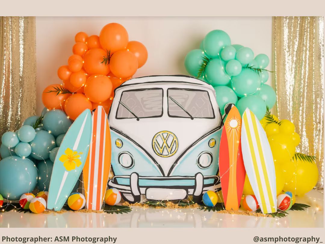 Surf Shack Balloon Garland Kit / Baby on Board Shower, the Big One Birthday, Boho Beach Party Dec... | Etsy (US)
