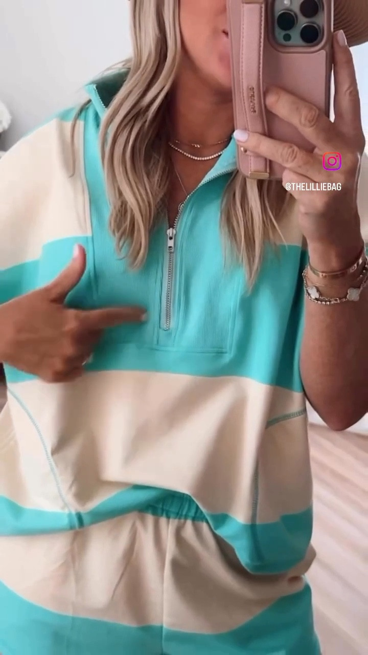 Cutest look for less set! This one’s going viral and it’s finally back in stock! Lots of colors too! 🩵
I did medium but need small. TTS. 

Amazon fashion. Summer set. Blue. Travel set. Active wear. Casual wear. Summer outfit. Vacation outfit. 

#LTKFindsUnder50 #LTKStyleTip #LTKActive