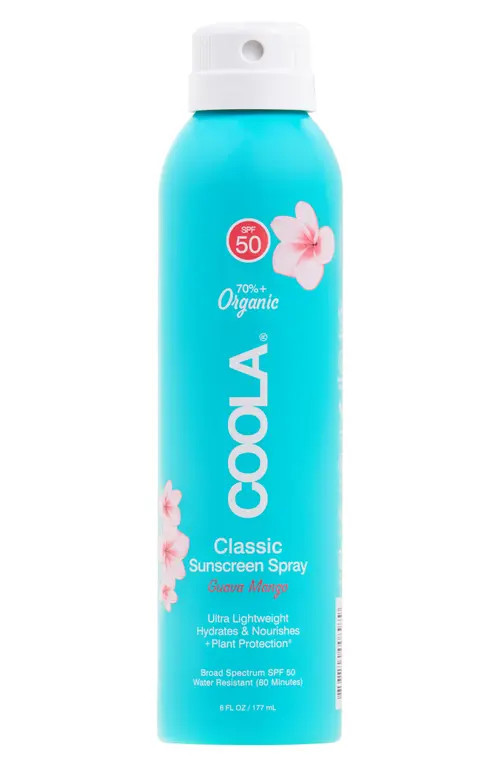 COOLA® Suncare Guava Mango Eco-Lux Sport Sunscreen Spray SPF 50 at Nordstrom, Size 6 Oz | Nordstrom