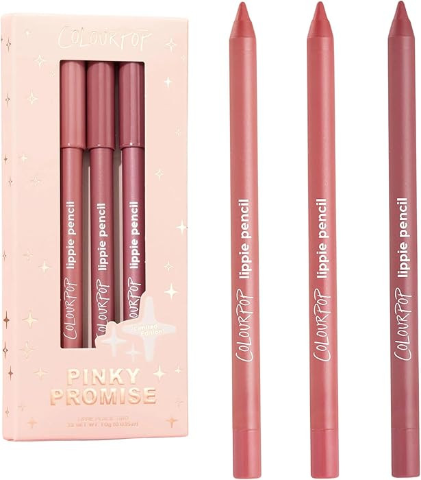 ColourPop Pinky Promise Lippie Lip Pencil Kit - High-Pigment, Long-Lasting & Sharpenable Lip Line... | Amazon (US)