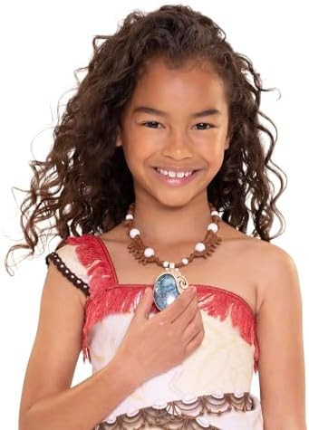 Disney Moana 2 Moana's Necklace Magical Sea Shell Star Light-Up Necklace for Girls Role Play and ... | Amazon (US)