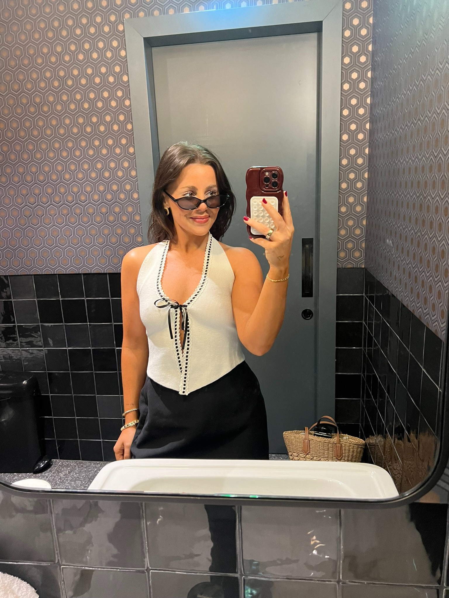 top: size small
bottom: size small 

 #abercrombie #amazon #y2k #tiefront #skirt #europe #travel #fall #LTKNYFW #LTKFindsUnder50 #LTKStyleTip