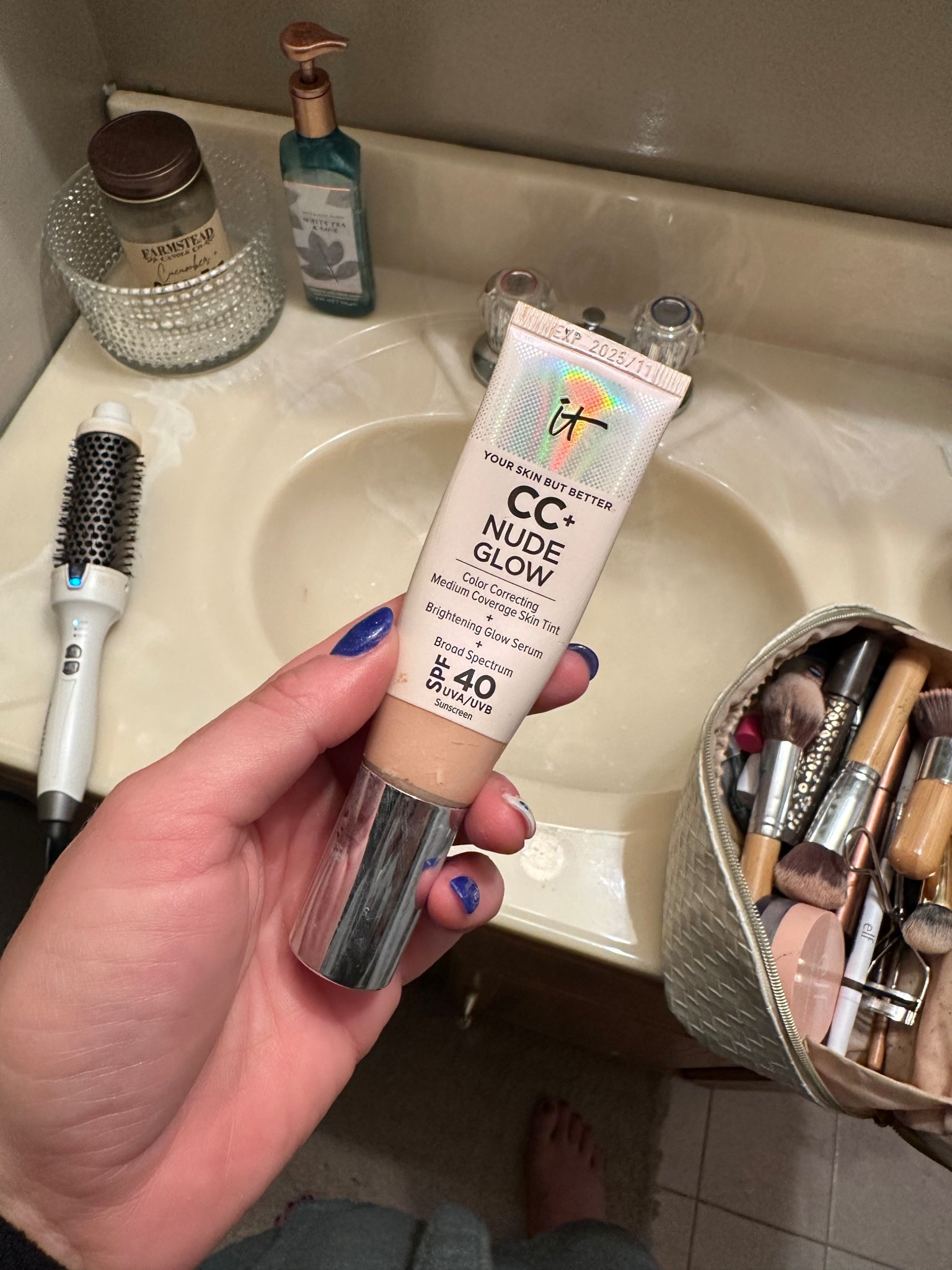 My favorite foundation during the hot summer months since it has a beautiful glowy tint + SPF in it ☀️✨ I wear shade light medium! 

#LTKBeauty #LTKSeasonal #LTKFindsUnder50