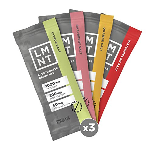 LMNT Zero-Sugar Electrolytes - Variety Salt - Hydration Powder Packets | No Dodgy Ingredients | Keto & Paleo Friendly | 12 Sticks | Amazon (US)