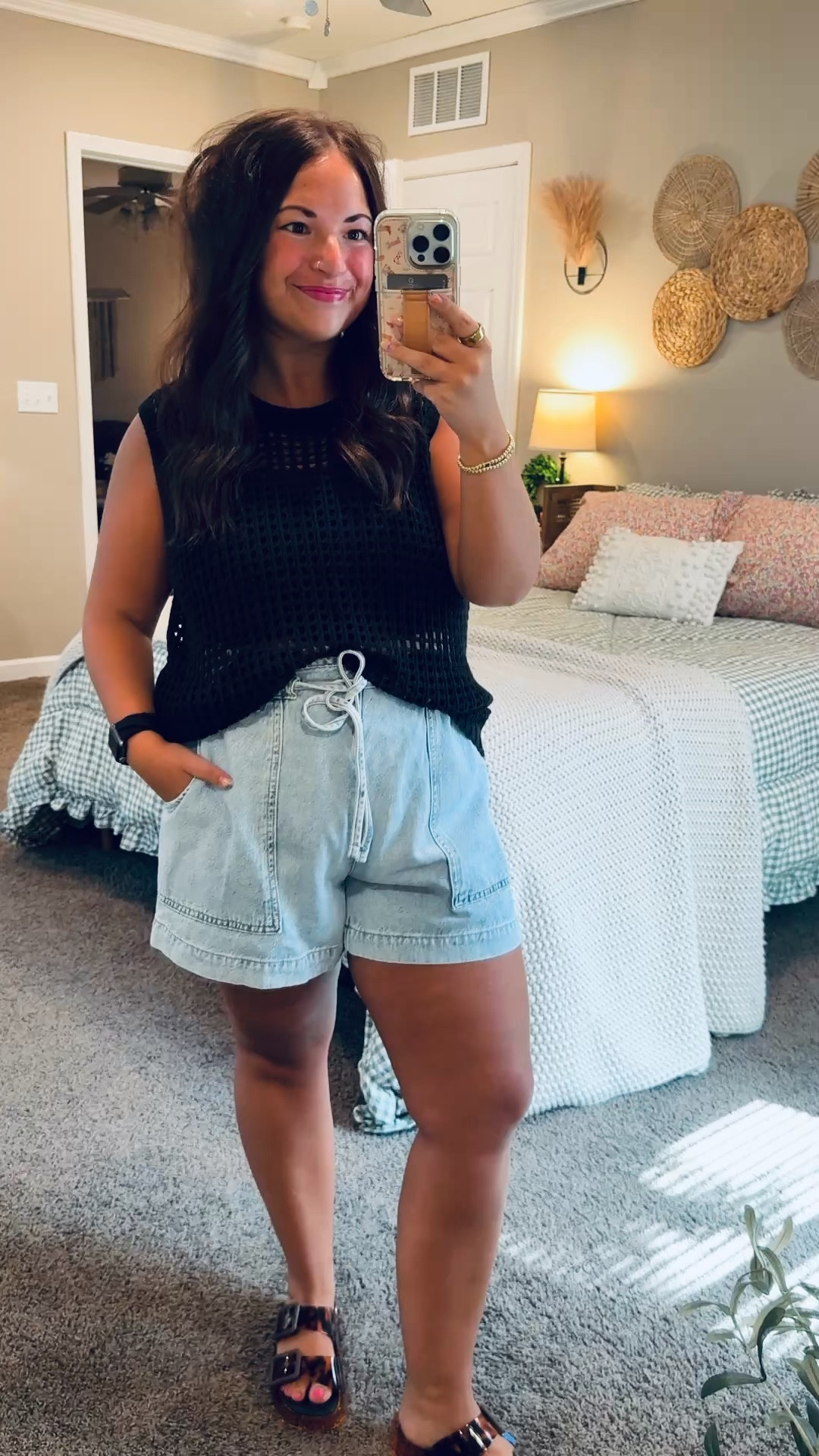 The crochet trend is having a moment, and I'm here for it 🤍 This Amazon top is lightweight, versatile, and adds the perfect touch of texture to any summer outfit.


sandals: fit true to size // wearing a 5
shorts: fit true to size // wearing a large
tank: fits oversized // wearing a large 

 #LTKootd #LTKMidsize