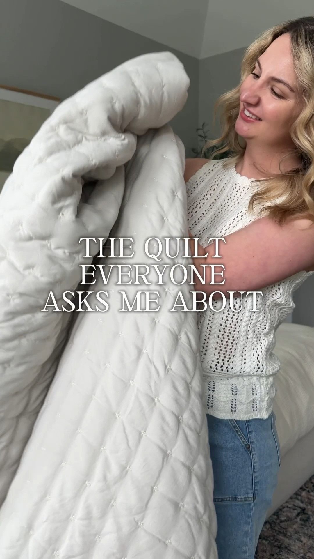 Do you see those cute little stitch details? SO CUTE 😍

Quilt, bedroom, guest room, modern home, blankets, cozy, neutral home

#LTKHome #LTKSeasonal #LTKdayinmylife