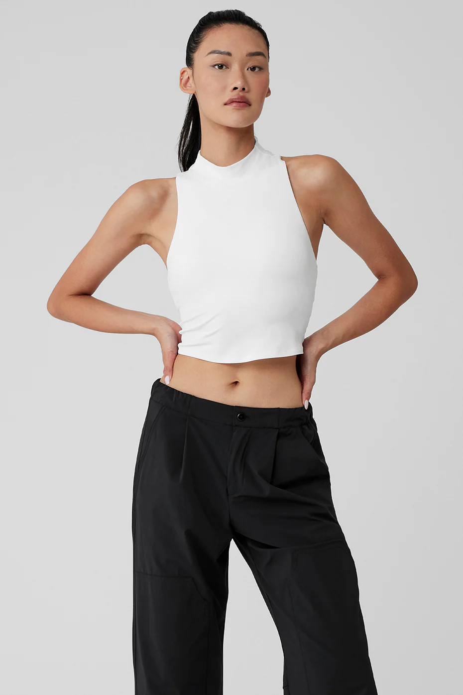 Alo YogaÂ® | Alosoft Top That Bra Tank in White, Size: Medium | Alo Yoga (US)