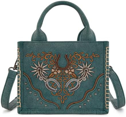 Montana West Mini Tote Bag Western Handbag Embroidered Crossbody Bag | Amazon (US)