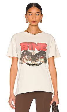 ANINE BING Vintage Bing Tee in White from Revolve.com | Revolve Clothing (Global)