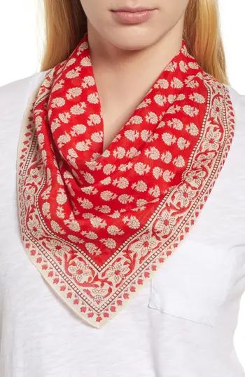 Women's Madewell Bandana, Size One Size - Red | Nordstrom