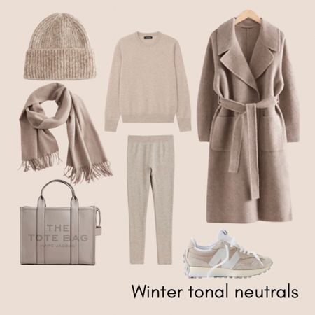 Winter tonal neutrals. Winter outfit. Winter look. 

#winteroitfit #winterlook #winterstyle 

#LTKSeasonal #LTKstyletip #LTKunder100