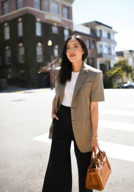 Short sleeve blazer!
Such a fresh take on a blazer and done in the most lovely fabric!

#modernworkwear
#summerworkwear
#girlboss
#officeoutfit
#summeroutfit

#LTKSeasonal #LTKStyleTip #LTKWorkwear