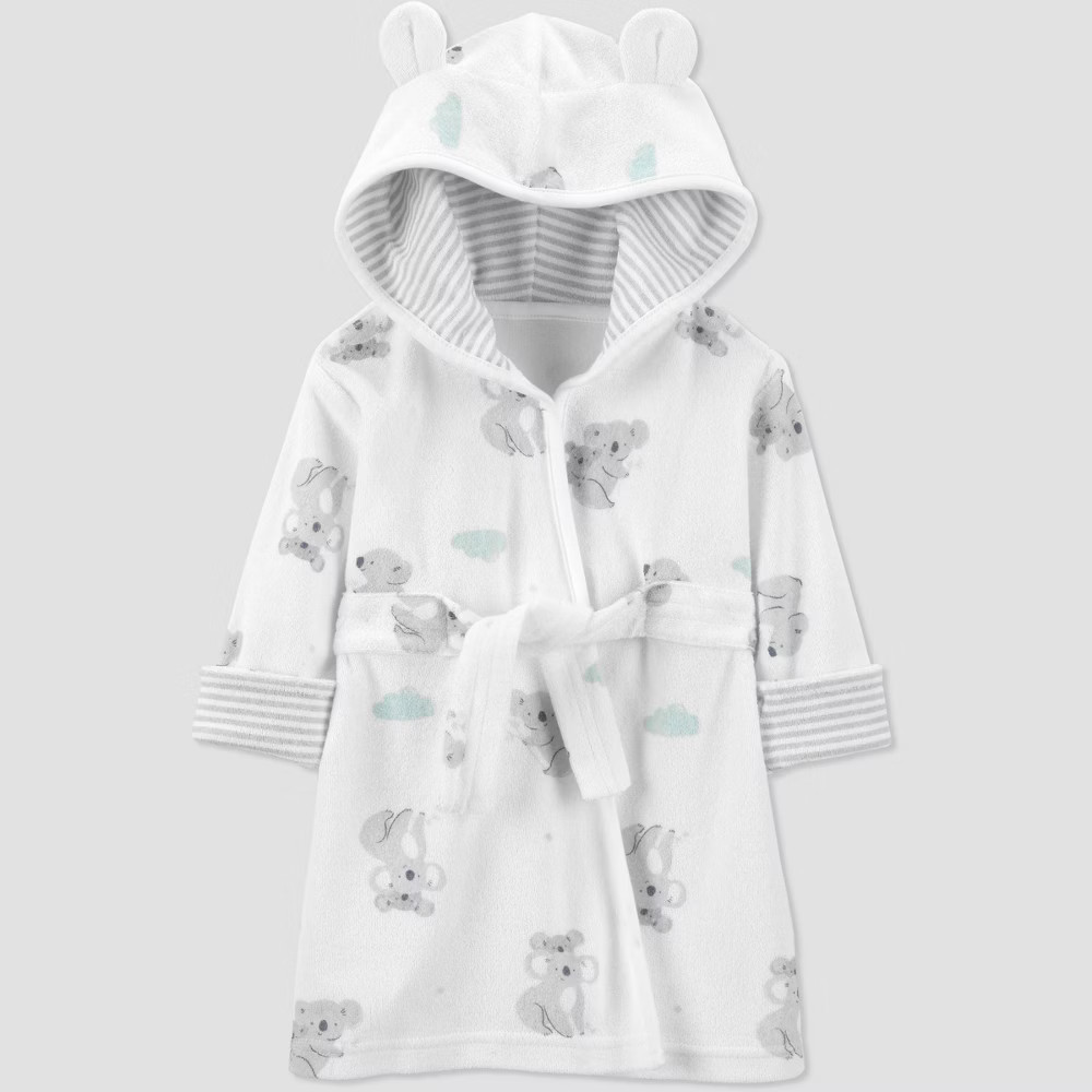 Baby Koala Bath Robe - Just One You made by carter's White/Gray | Target