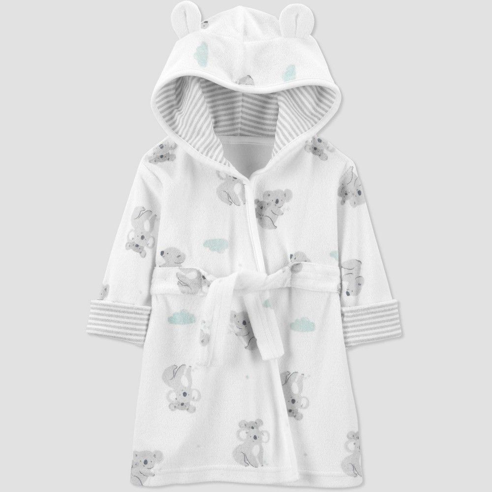 Baby Koala Bath Robe - Just One You made by carter's White/Gray | Target