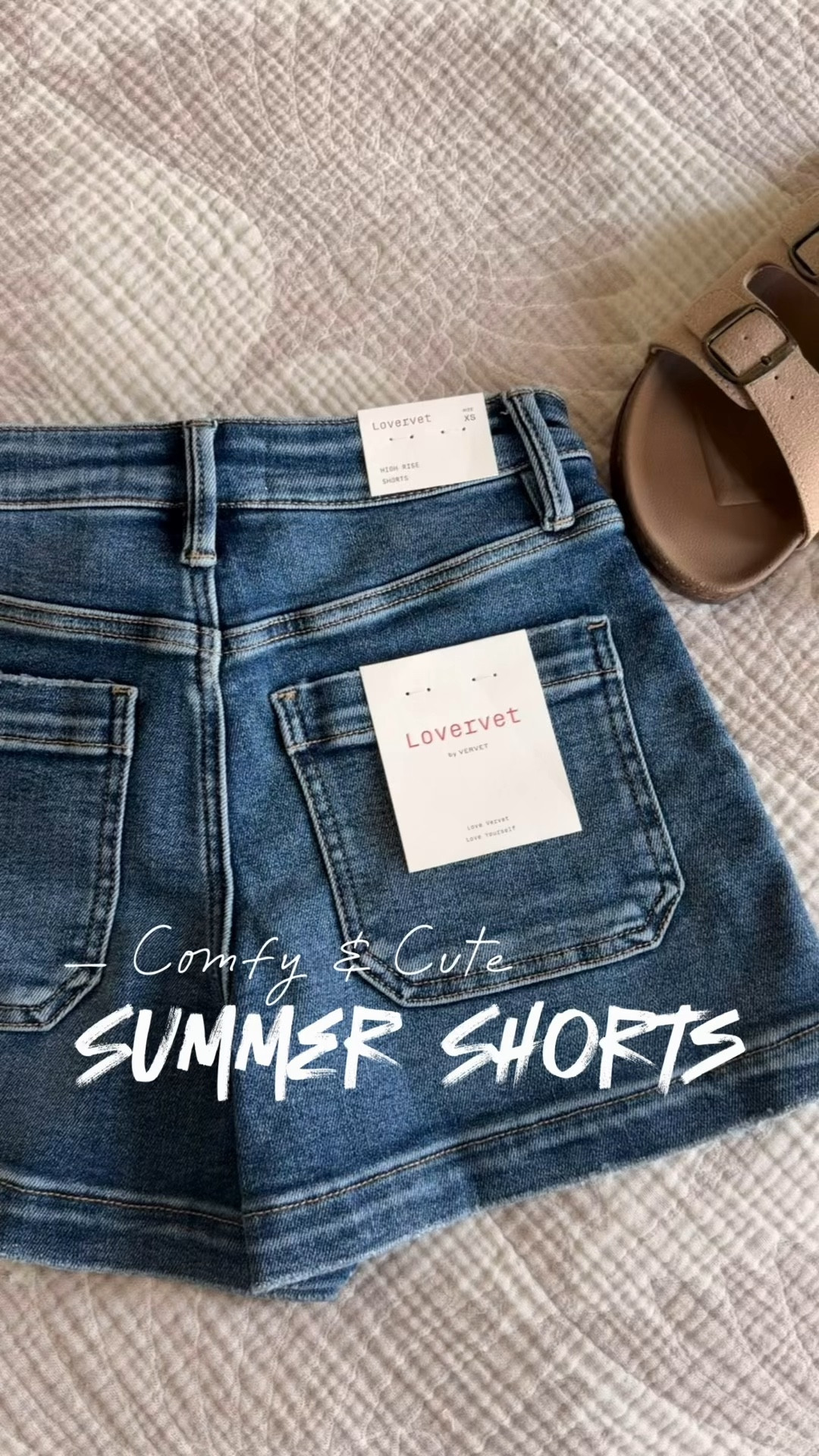If you’ve been on the hunt for a pair of denim shorts that are actually comfortable and flattering—these are it. The high-rise fit holds everything in just right, while the stretchy denim makes them easy to move in (no stiff, uncomfortable feel).

#LTKootd #LTKgrwm #LTKmomlife