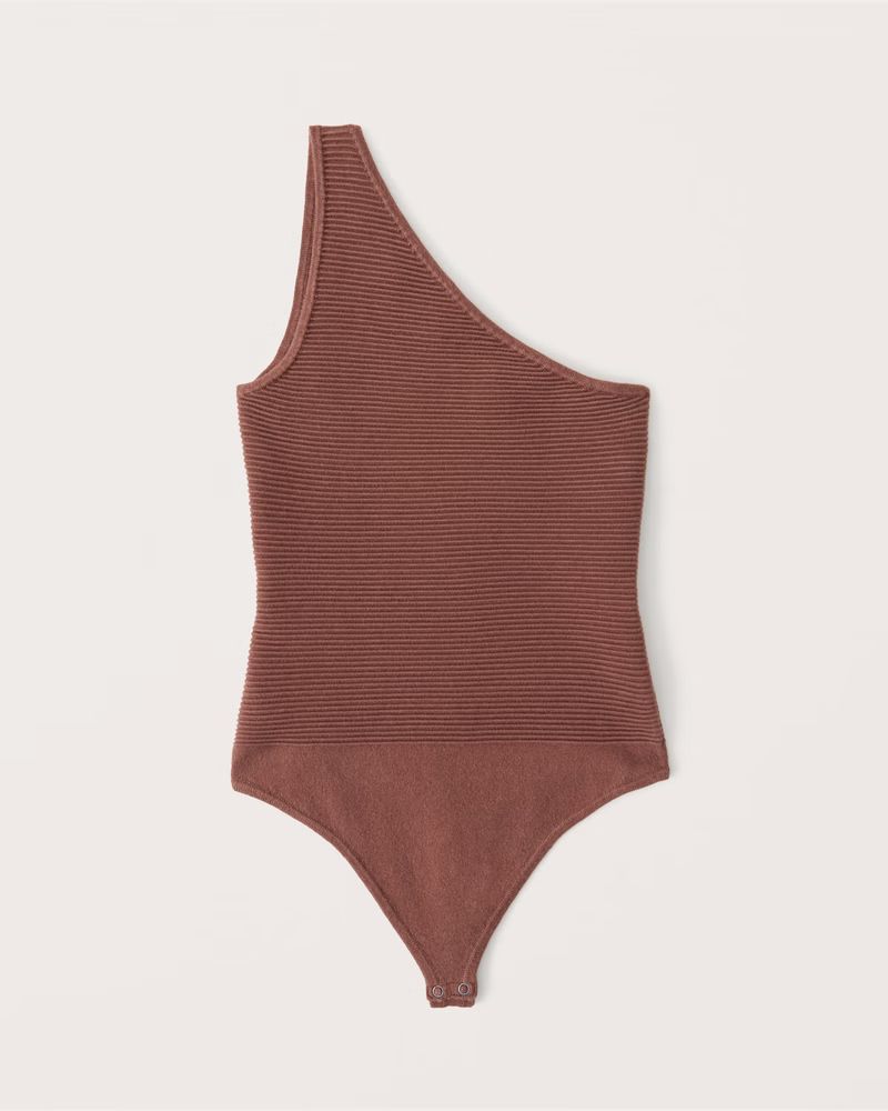 One-Shoulder Sweater Bodysuit | Abercrombie & Fitch (US)