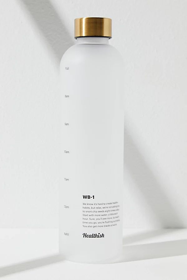 Healthish Reminder Water Bottle by Healthish at Free People, One, One Size | Free People (UK)