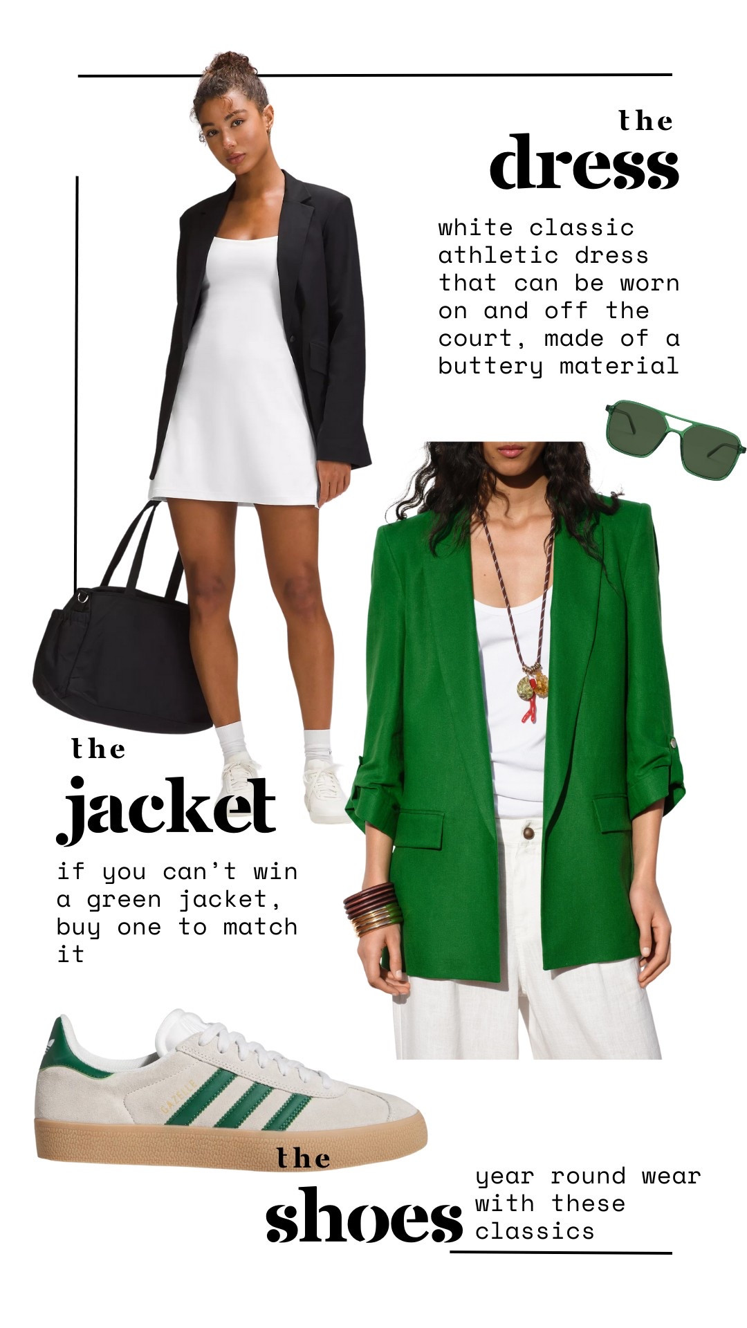 Going green. It’s Master’s week! Inspired by the green. 
