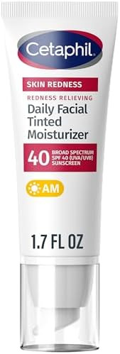 CETAPHIL Redness Relieving Daily Facial Moisturizer SPF 40, 1.7 fl oz, Broad spectrum Sunscreen, ... | Amazon (US)
