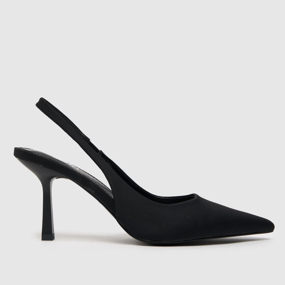schuh black solange slingback court shoe high heels | Schuh