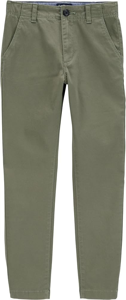 OshKosh B'Gosh Boys' Slim Stretch Chino Pants | Amazon (US)