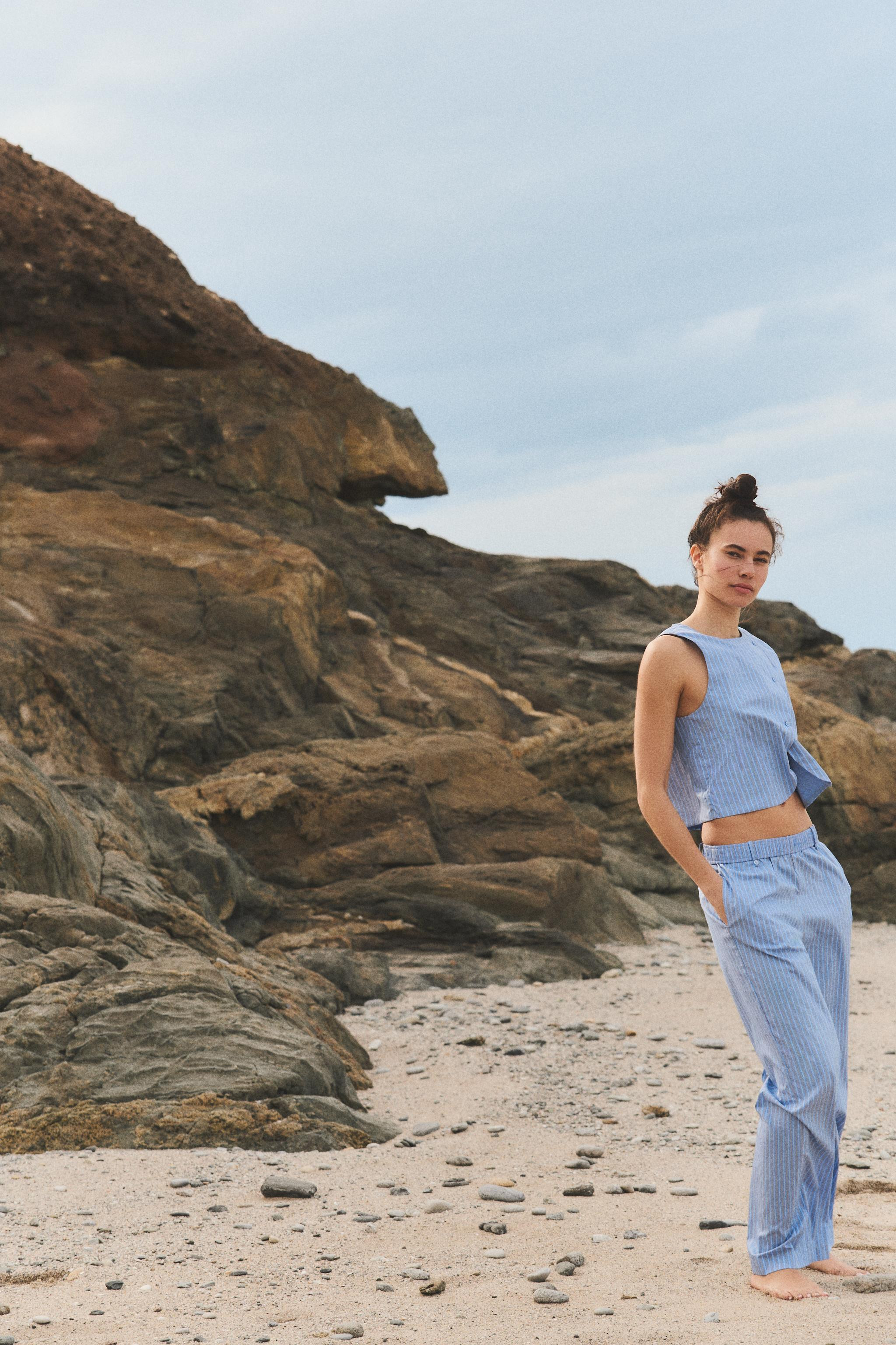 STRIPED WAISTCOAT TOP | Zara UK