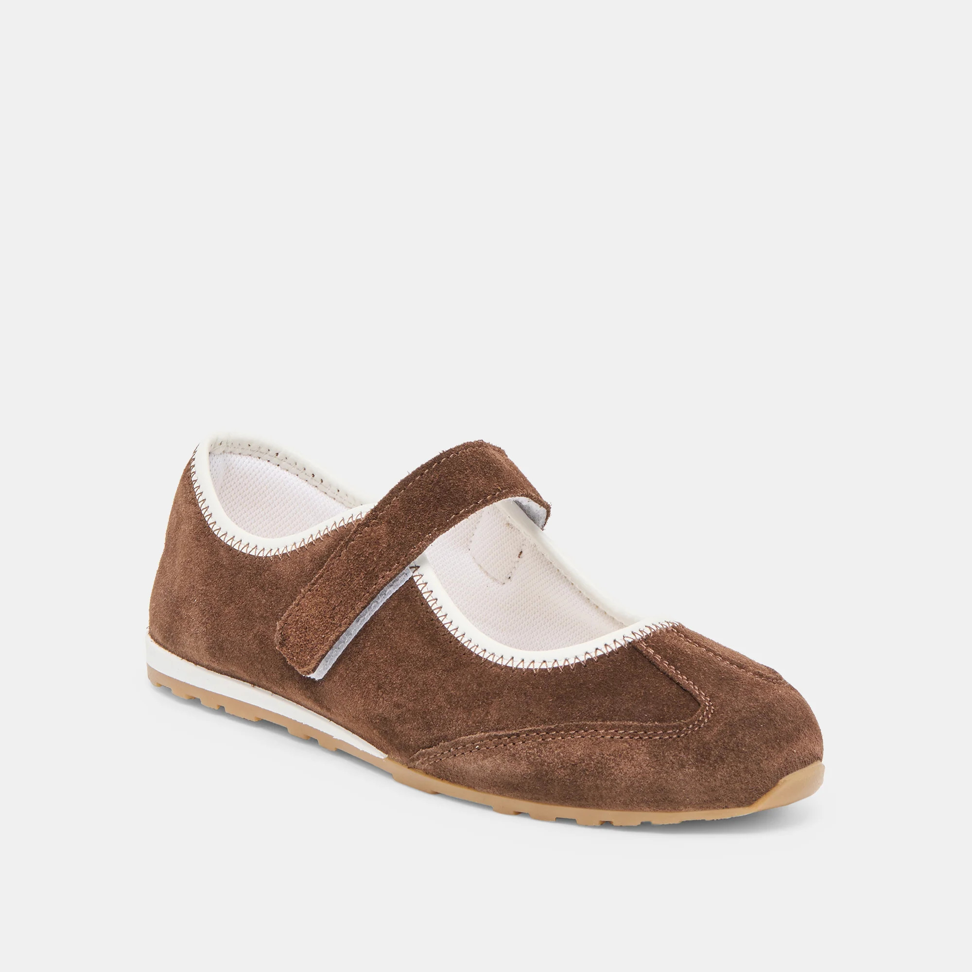 Sofya Dk Brown Suede Sneakers | Dolce Vita | DolceVita.com