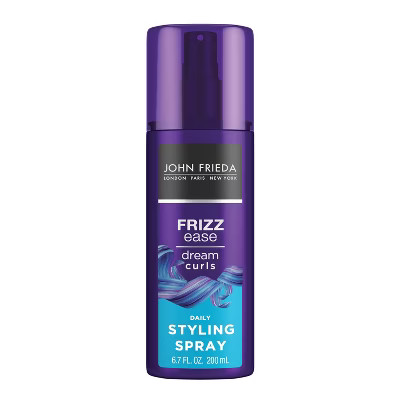 John Frieda Frizz Ease Dream Curls Styling Spray, Smooth Frizzy Hair, Add Gloss without Frizz - 6.7 fl oz | Target