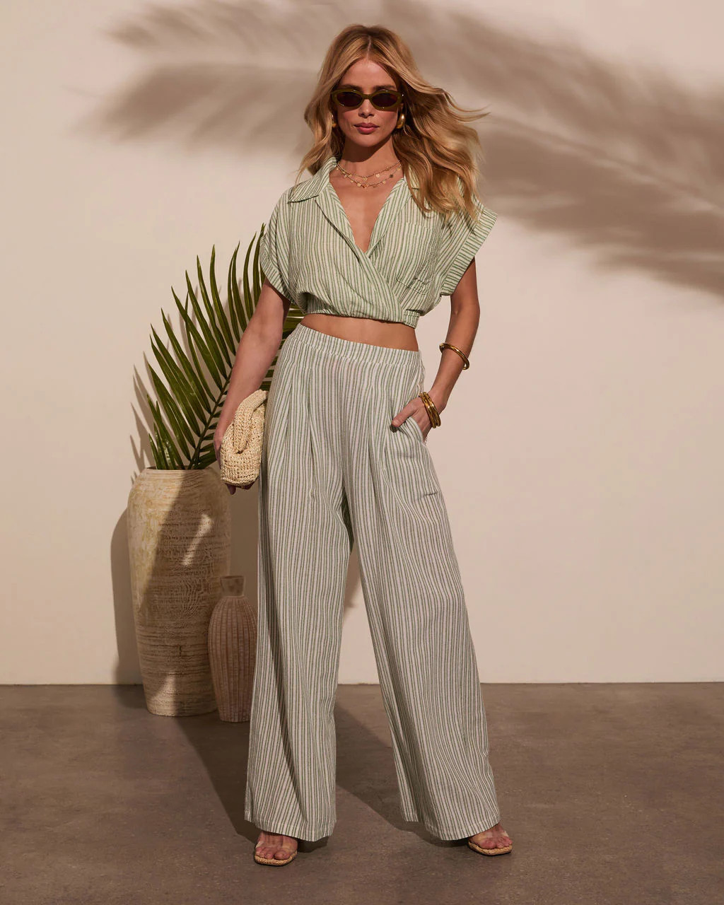 Seas the Day Striped Wide Leg Pants | VICI
