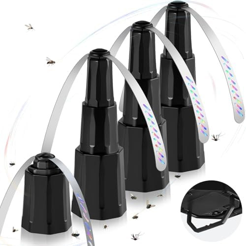 Fly Fans for Tables, Bug Fans with Holographic Blades, Battery Operated Fly Repellent Fan, Keep F... | Amazon (US)