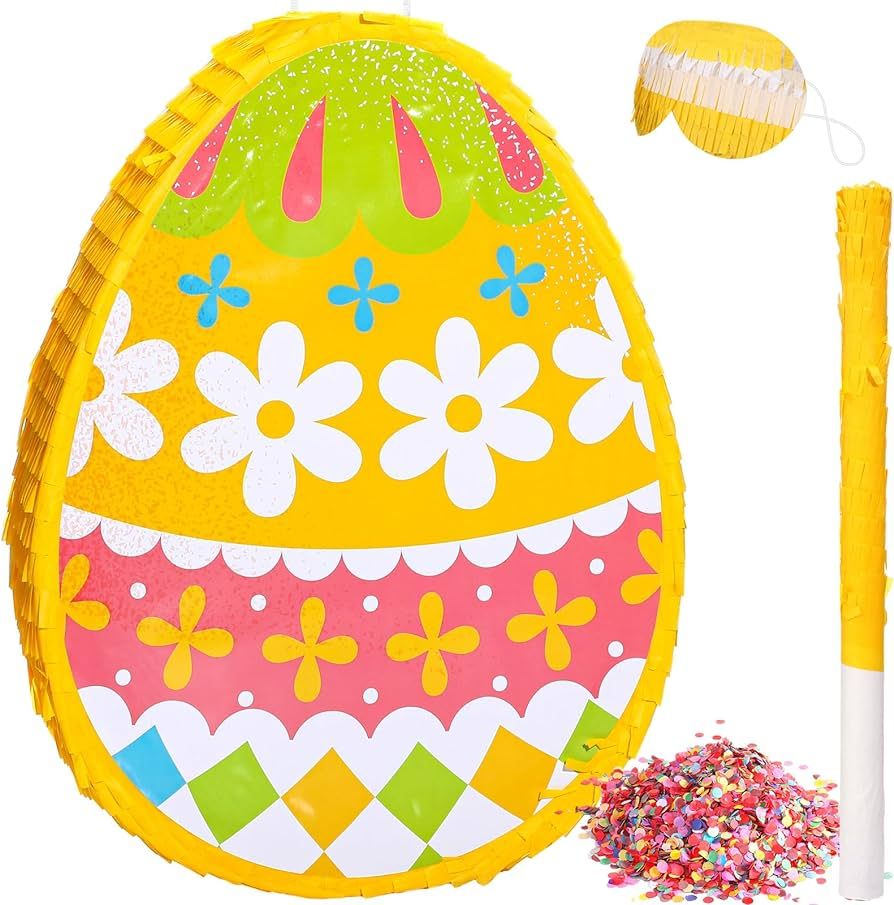 Sratte Easter Pinata Decorations Bunny Pinata Kit Easter Egg Pinata for Easter Birthday Party Ann... | Amazon (US)