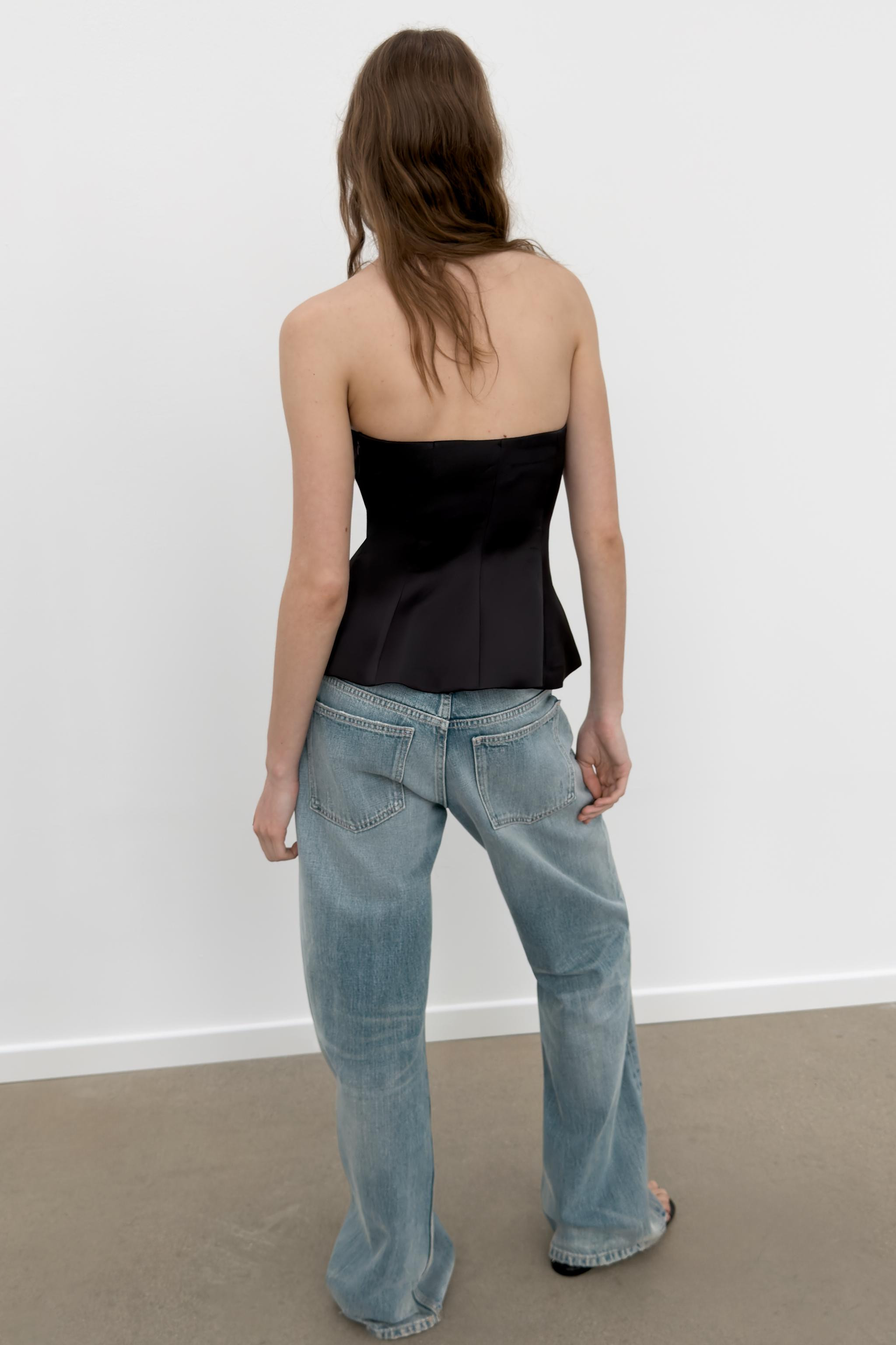 BANDEAU-TOP IN SATINOPTIK | Zara DE