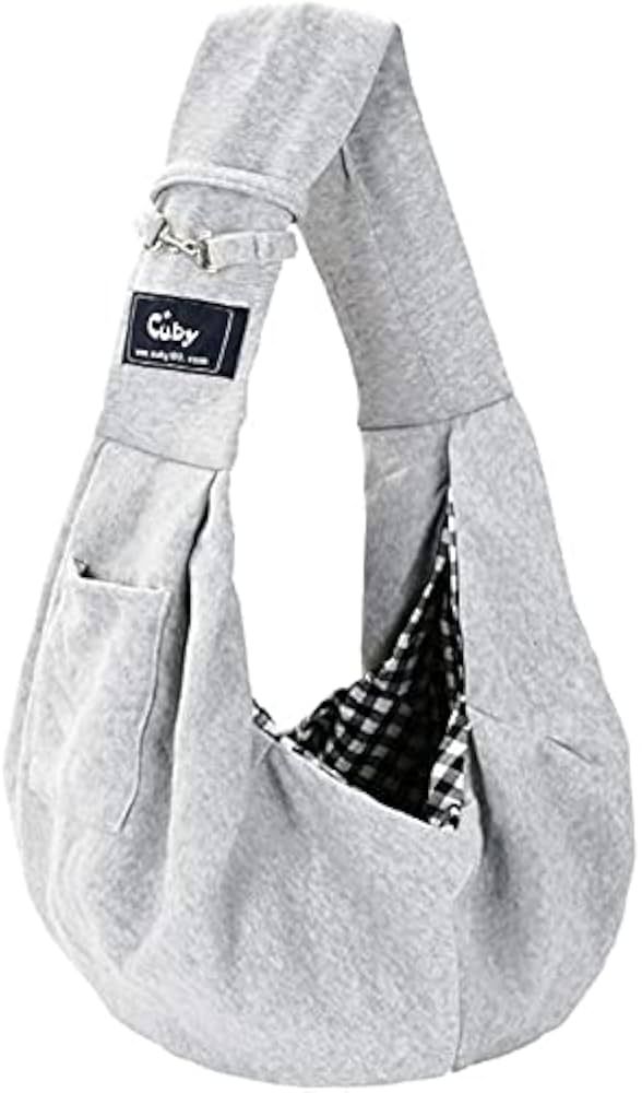 Cuby Dog and Cat Sling Carrier – Hands Free Reversible Pet Papoose Bag - Soft Pouch and Tote De... | Amazon (US)