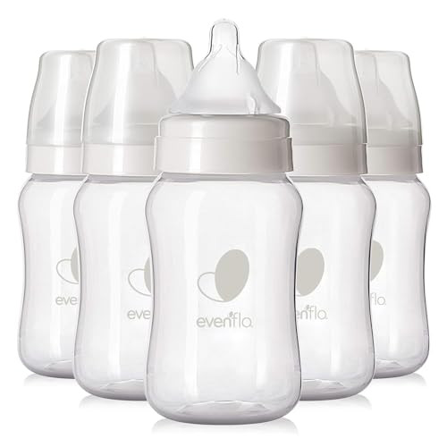 Evenflo Feeding Premium Proflo Venting Balance Plus Wide Neck Baby, Newborn and Infant Bottles - Helps Reduce Colic - 9 Ounce (Pack of 6) | Amazon (US)