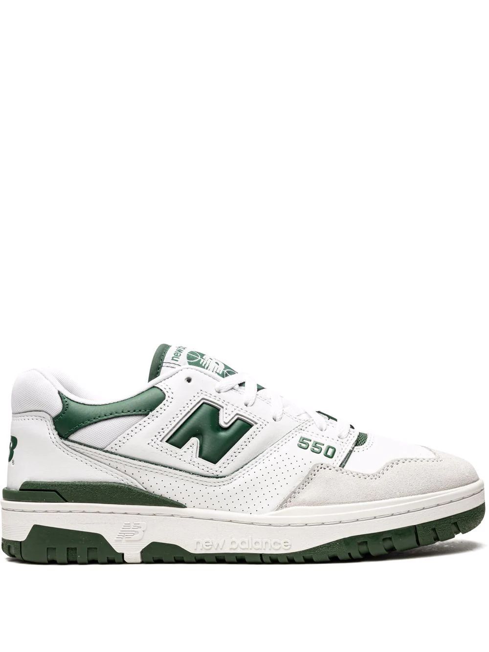 New Balance 550 "White/Team Forest Green" Sneakers - Farfetch | Farfetch Global