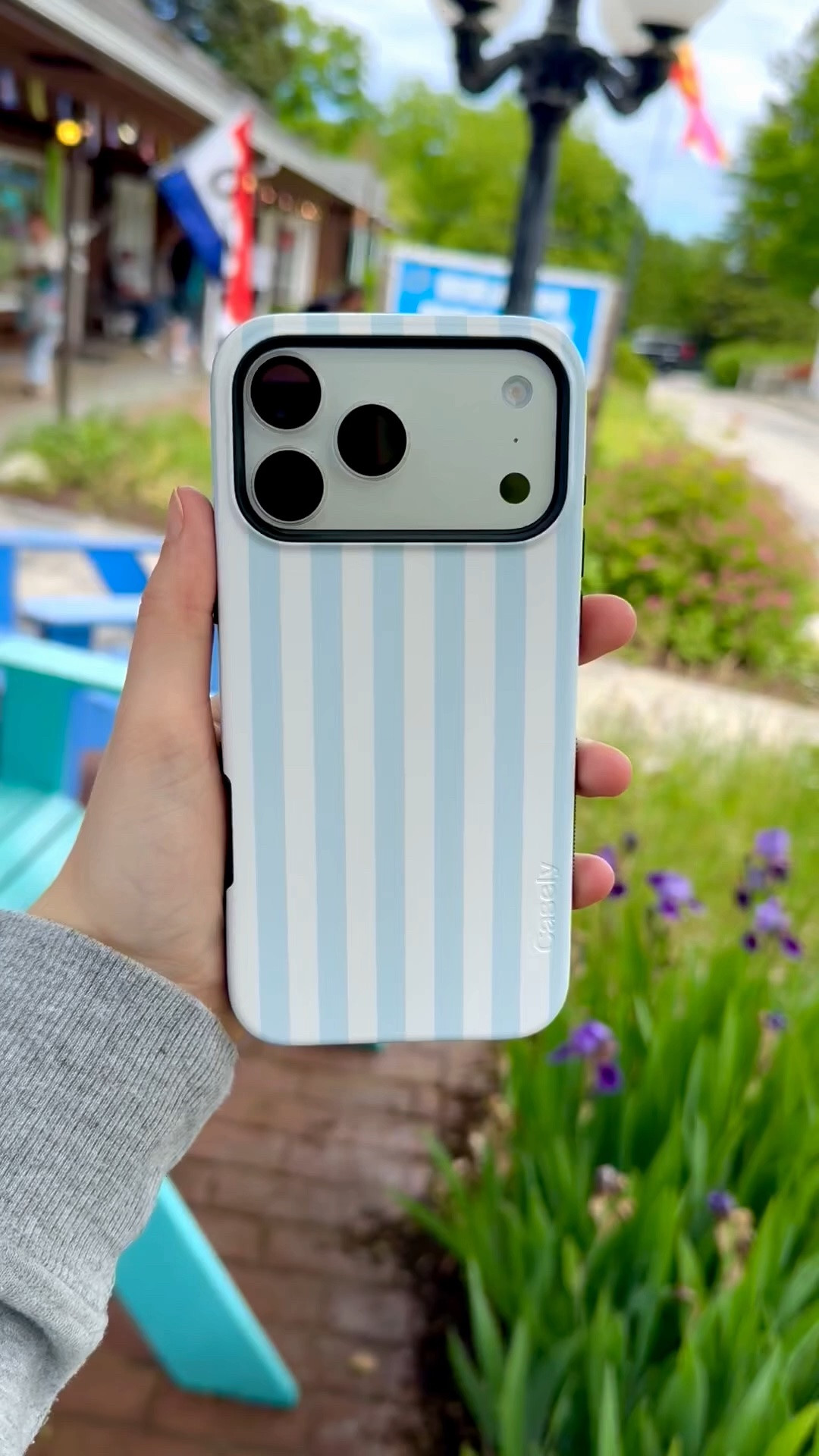 Trendy Phone Cases from Casely - iPhone 17 Pro Max - Light Blue & White Stripes - Summer Phone Cases - Beach Vibes

#LTKSaleAlert