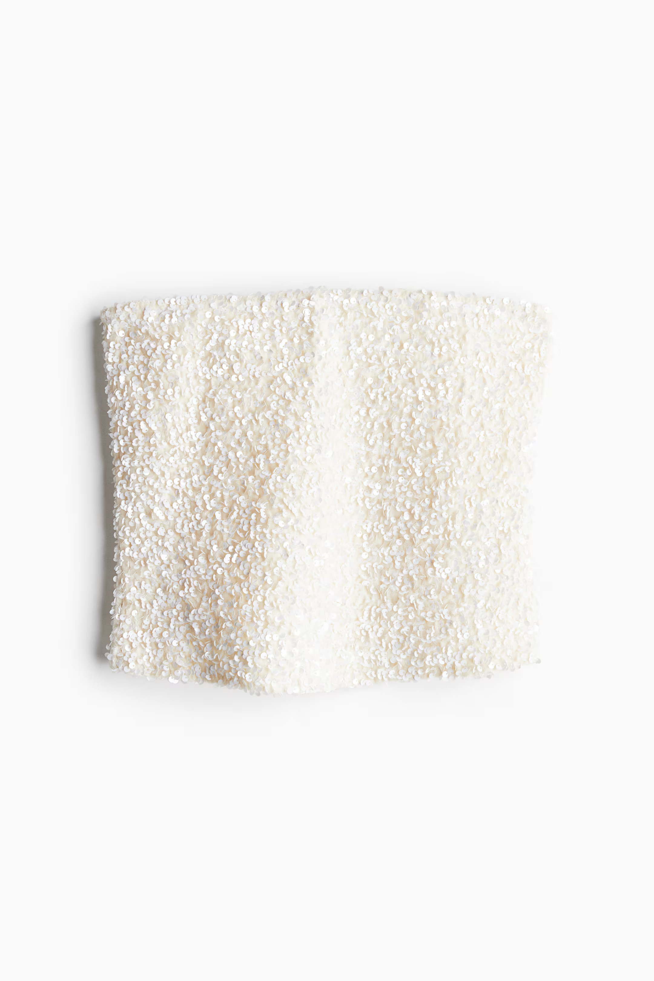 Sequined Bandeau Top - Dark green - Ladies | H&M US | H&M (US + CA)