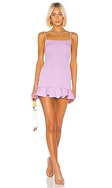 Lovers and Friends Teddy Mini Dress in Lilac Purple from Revolve.com | Revolve Clothing (Global)