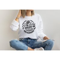 Some Days I Rock It Rocks Me Sweatshirt, Rocking Motherhood Sweat, Crewneck, & Roll Mama Sweater | Etsy (US)