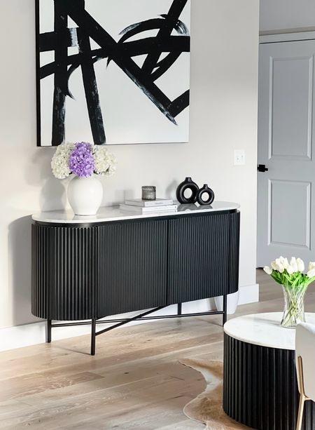 Fluted sideboard styling.

#LTKhome
