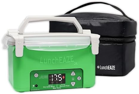 LunchEAZE JR Junior Kids Electric Lunch Box, Cordless Battery Powered Food Warmer for School, Chi... | Amazon (US)