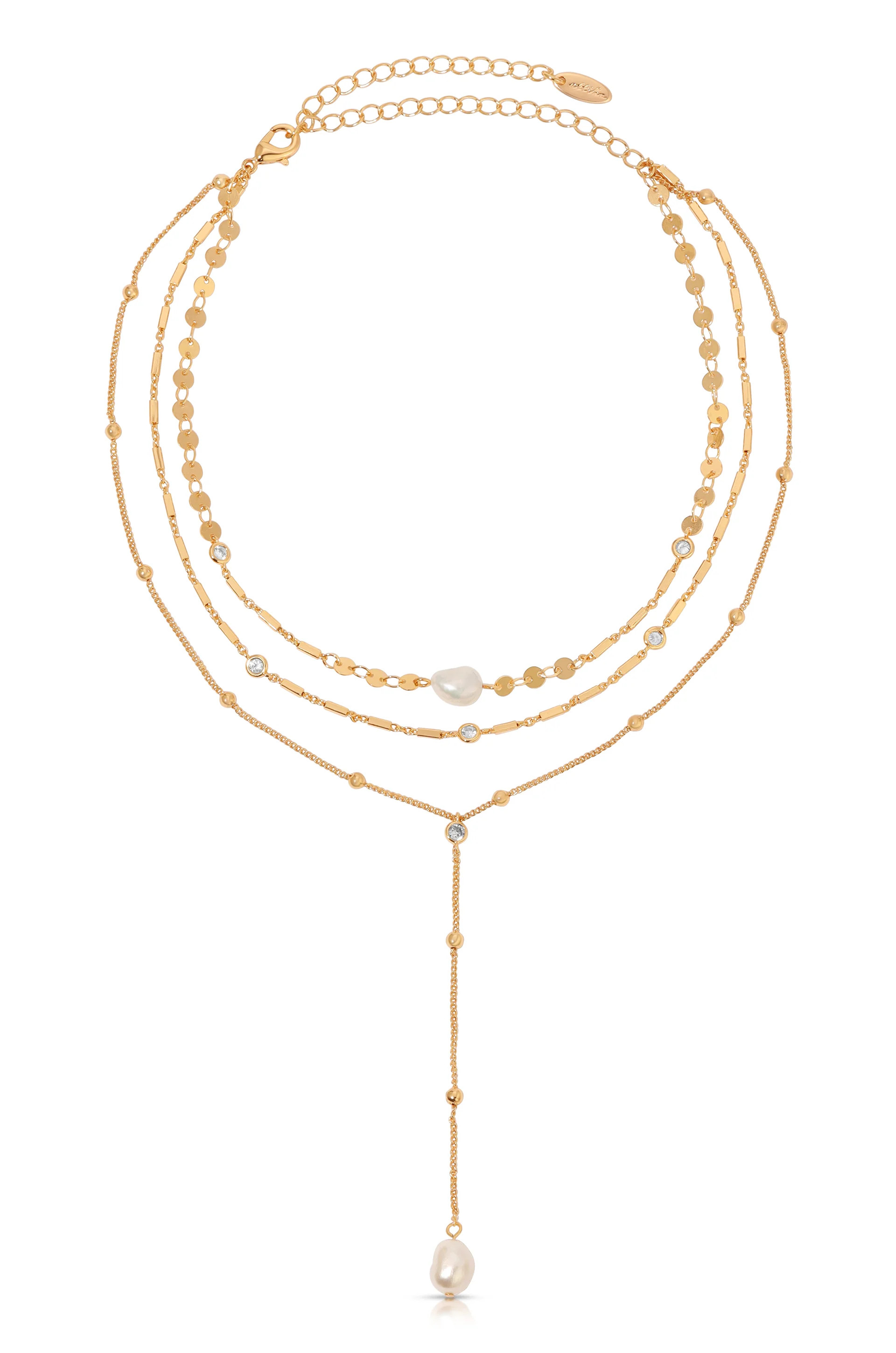 Forever Star Fall 18k Gold Plated Multi-Chain Choker | Ettika