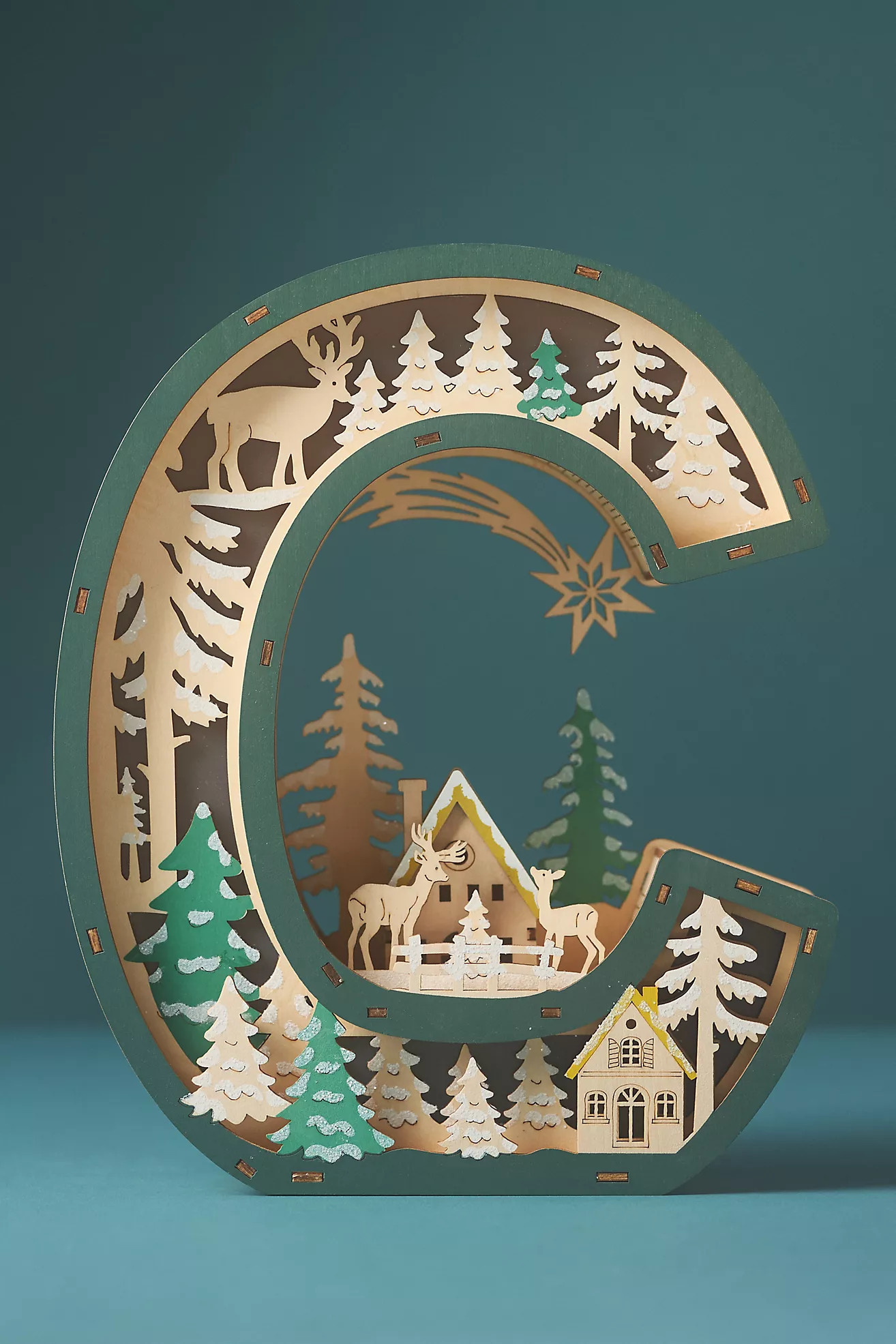 Wonderland Scene Monogram | Anthropologie (US)