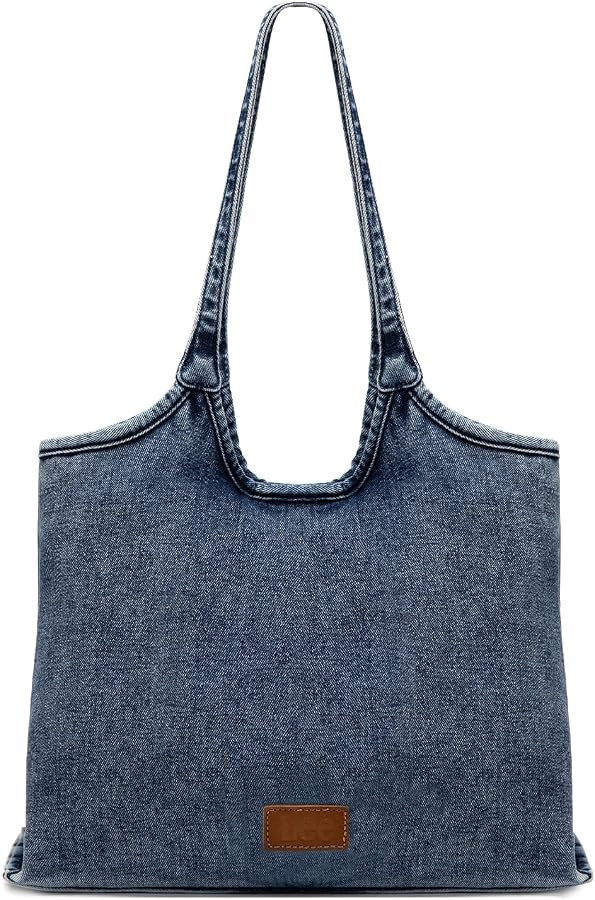 Lee Denim Tote Bag for Women \u2013 Casual Denim Purse & Hobo Shoulder Handbag for Work, Travel, ... | Amazon (US)