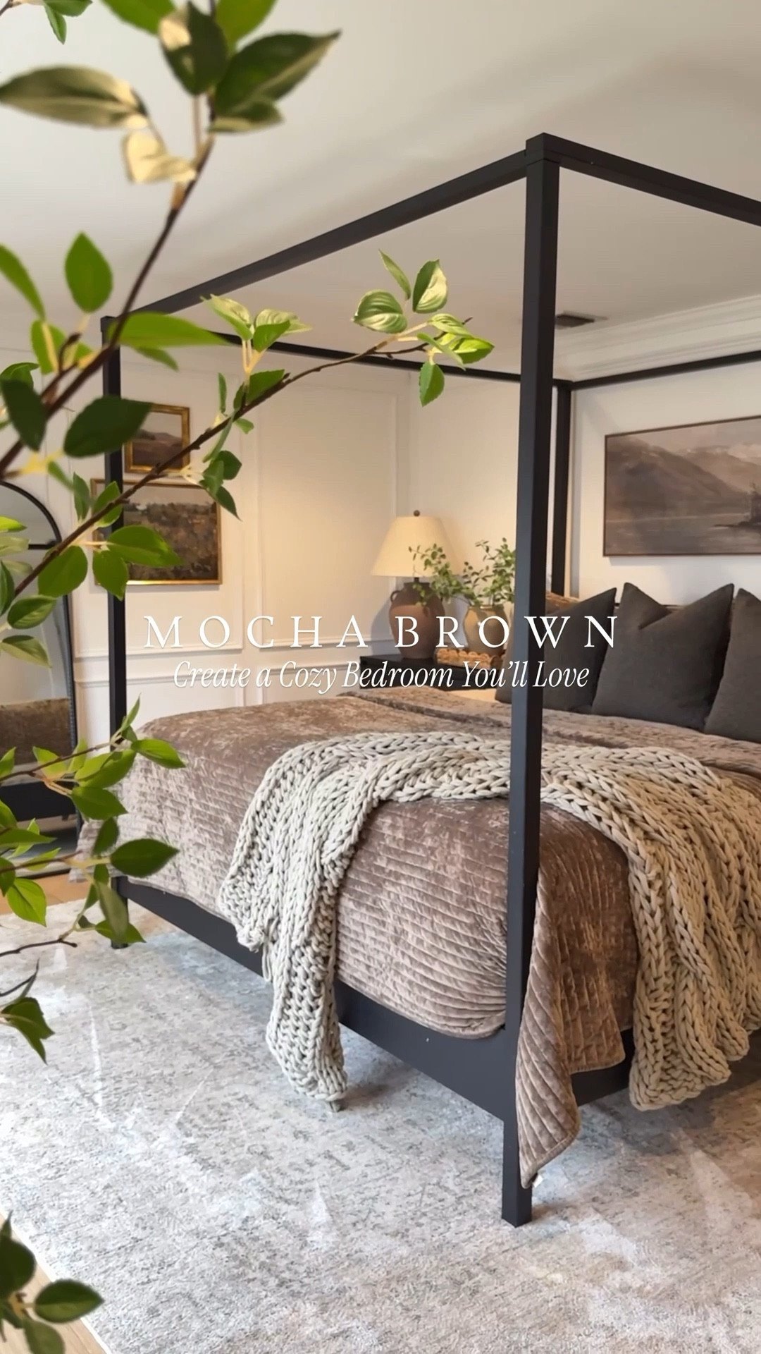 Mocha brown bedding is trending! 🤎
This cozy yet lightweight quilt set is a follower favorite. The earthy brown color looks great with my fall-inspired landscape wall art and black canopy bedframe. I’m using a large, pillow top mattress and matching boxspring.


#LTKvlog #LTKHome #LTKSaleAlert