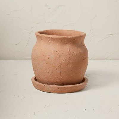 9&#34; Terracotta Planter Brown Clay - Opalhouse&#8482; designed with Jungalow&#8482; | Target