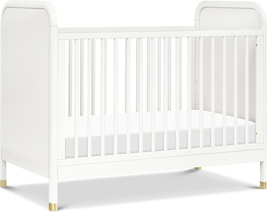 Namesake Brimsley Tambour 3-in-1 Convertible Crib in Warm White, GREENGUARD Gold Certified | Amazon (US)