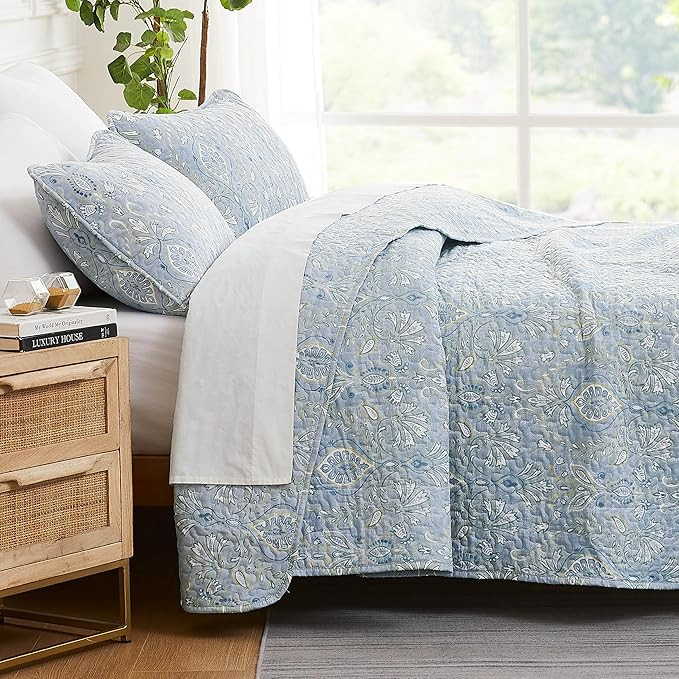 Southshore Fine Living, Inc. Boho Quilt Set, Lightweight Bedspread for Summer, Coverlet King Size... | Amazon (US)